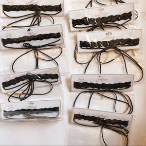 8 braided chokers bridesmaids gifts